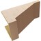 Ekena Millwork 11"W x 22"D x 11"H Wide Burlington Rough Cedar Woodgrain TimberThane Corbel, Primed Tan CORUR11X22X11BURRCPR - alternate 5